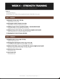KAMA Training | 4-Week Offseason Softball Strength Program